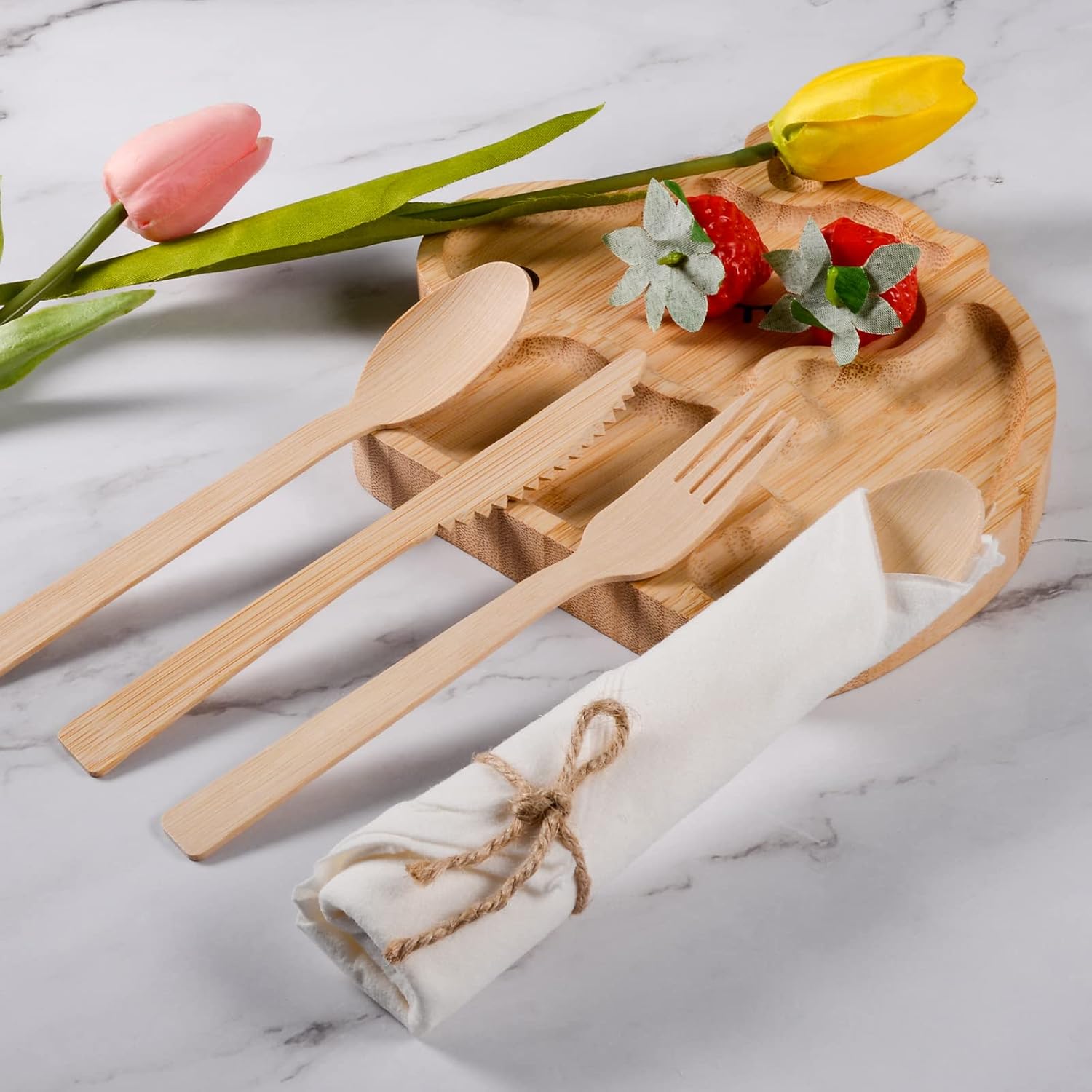 Disposable wooden tableware 03