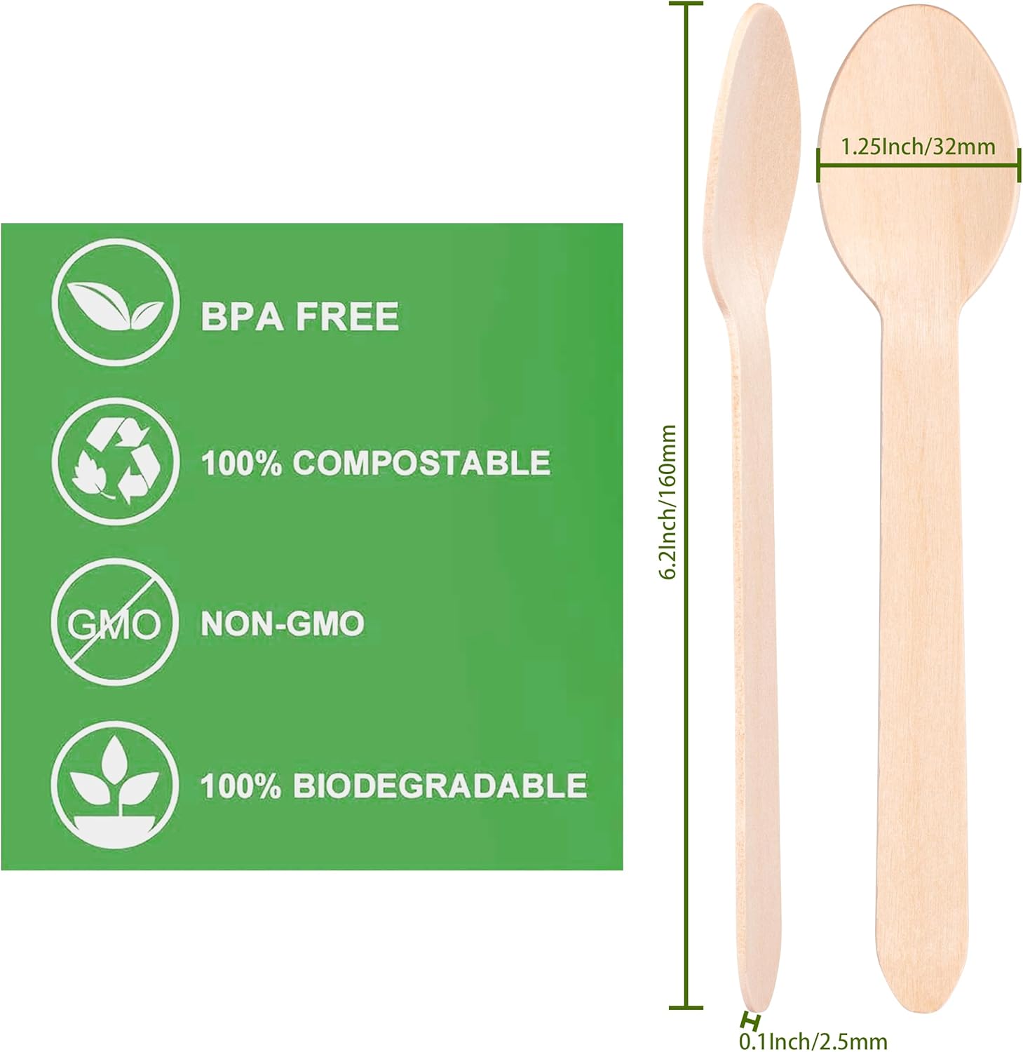 Disposable wooden tableware 01