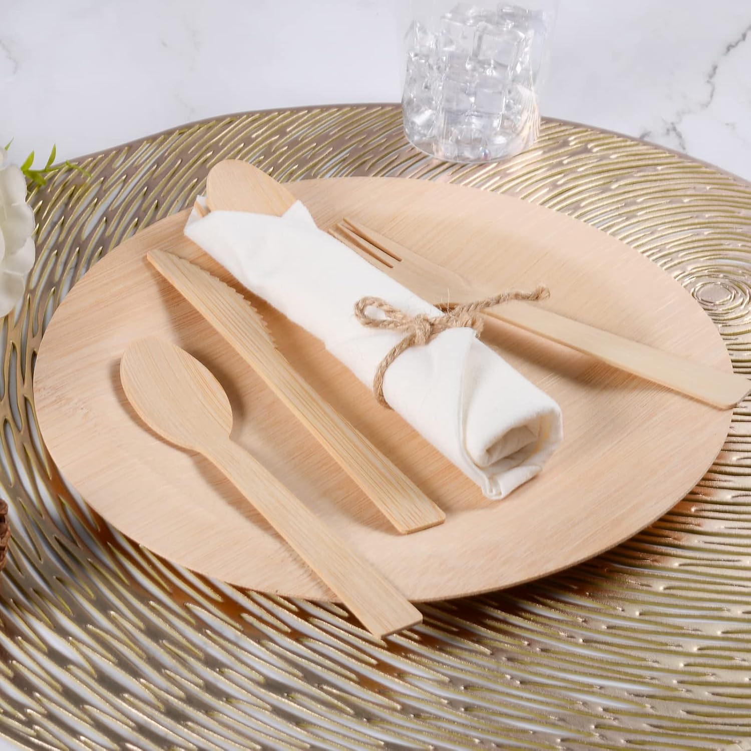 Disposable wooden tableware 03