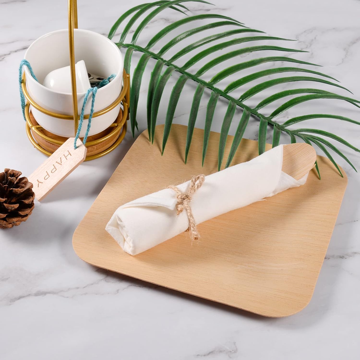 Disposable wooden tableware 03