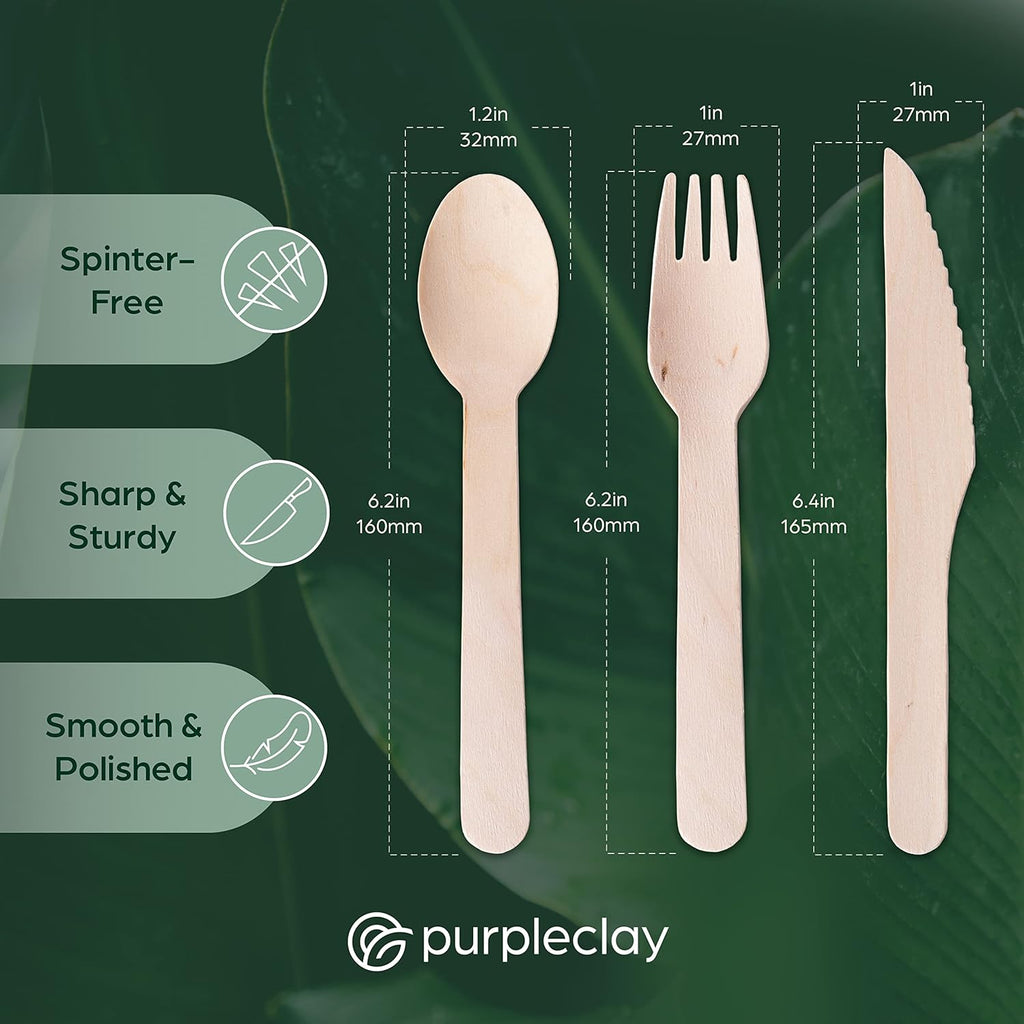 Disposable wooden tableware 04