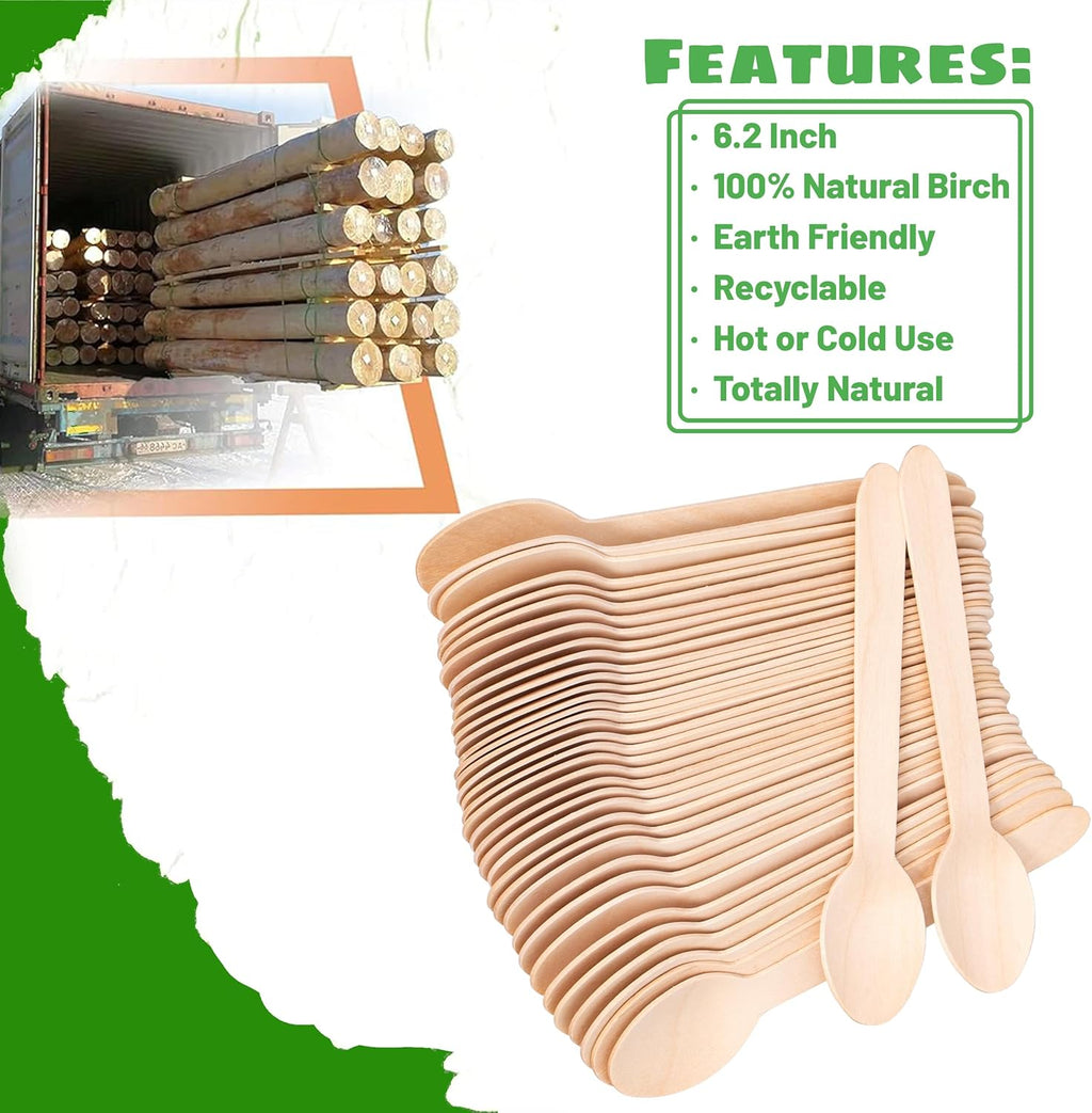 Disposable wooden tableware 01