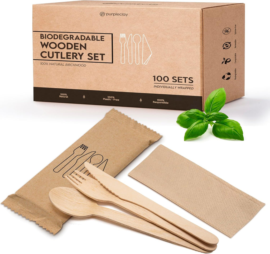Disposable wooden tableware 04