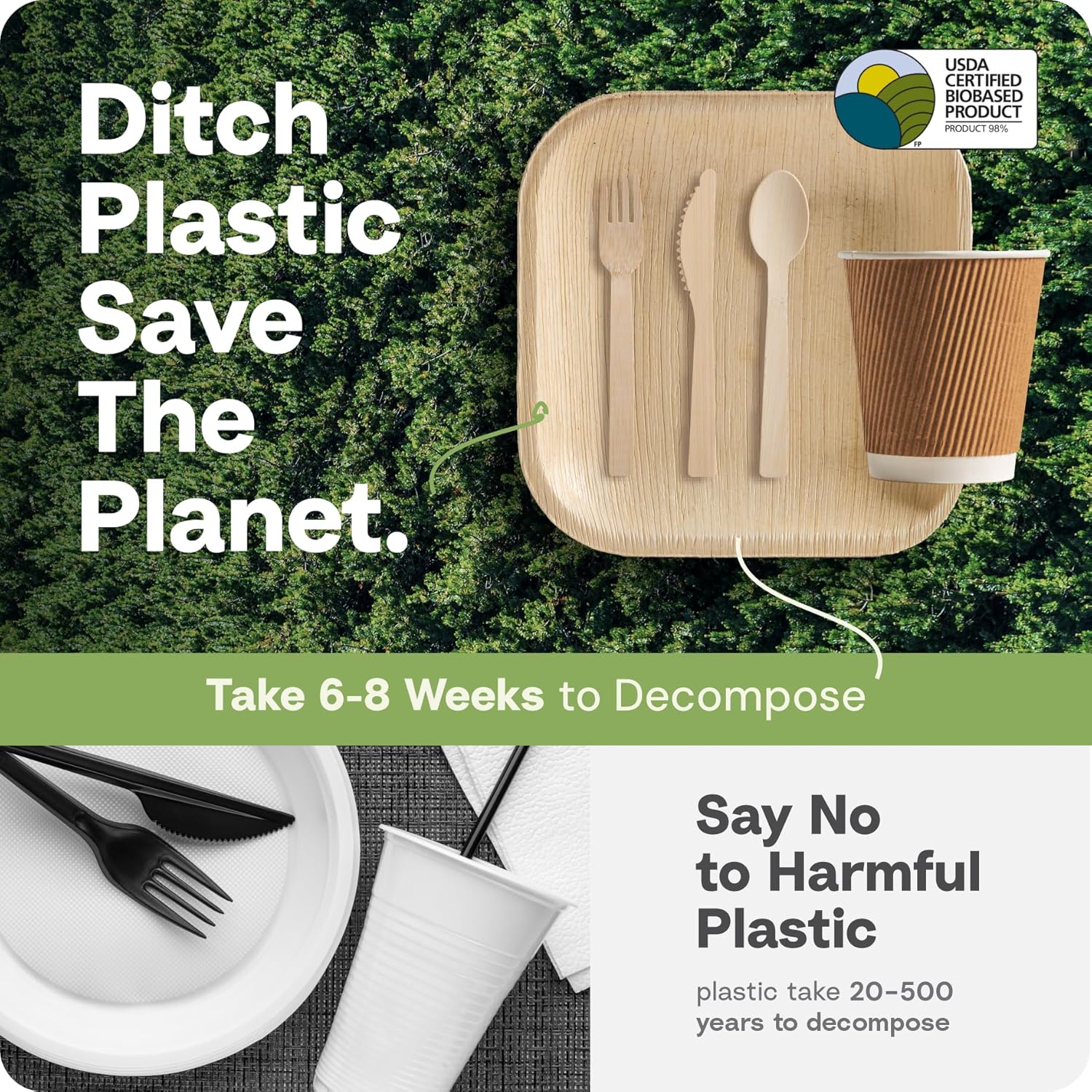 Disposable wooden tableware 02