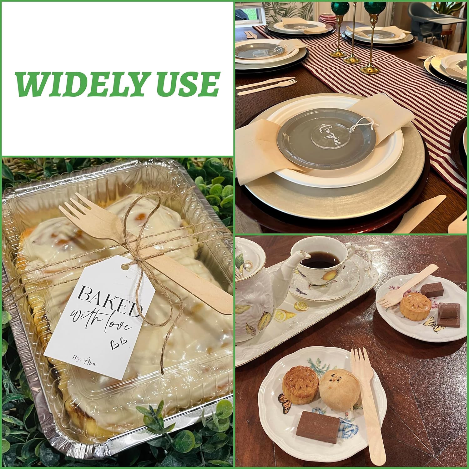 Disposable wooden tableware 01